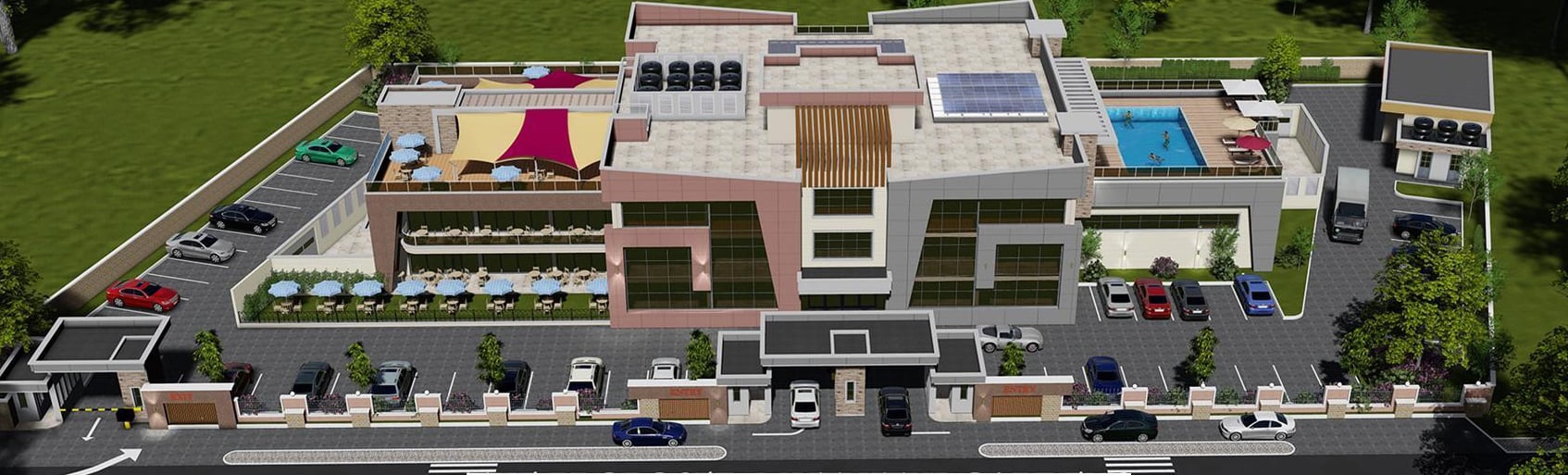 Commercial building design project by Octa Architects in Nairobi