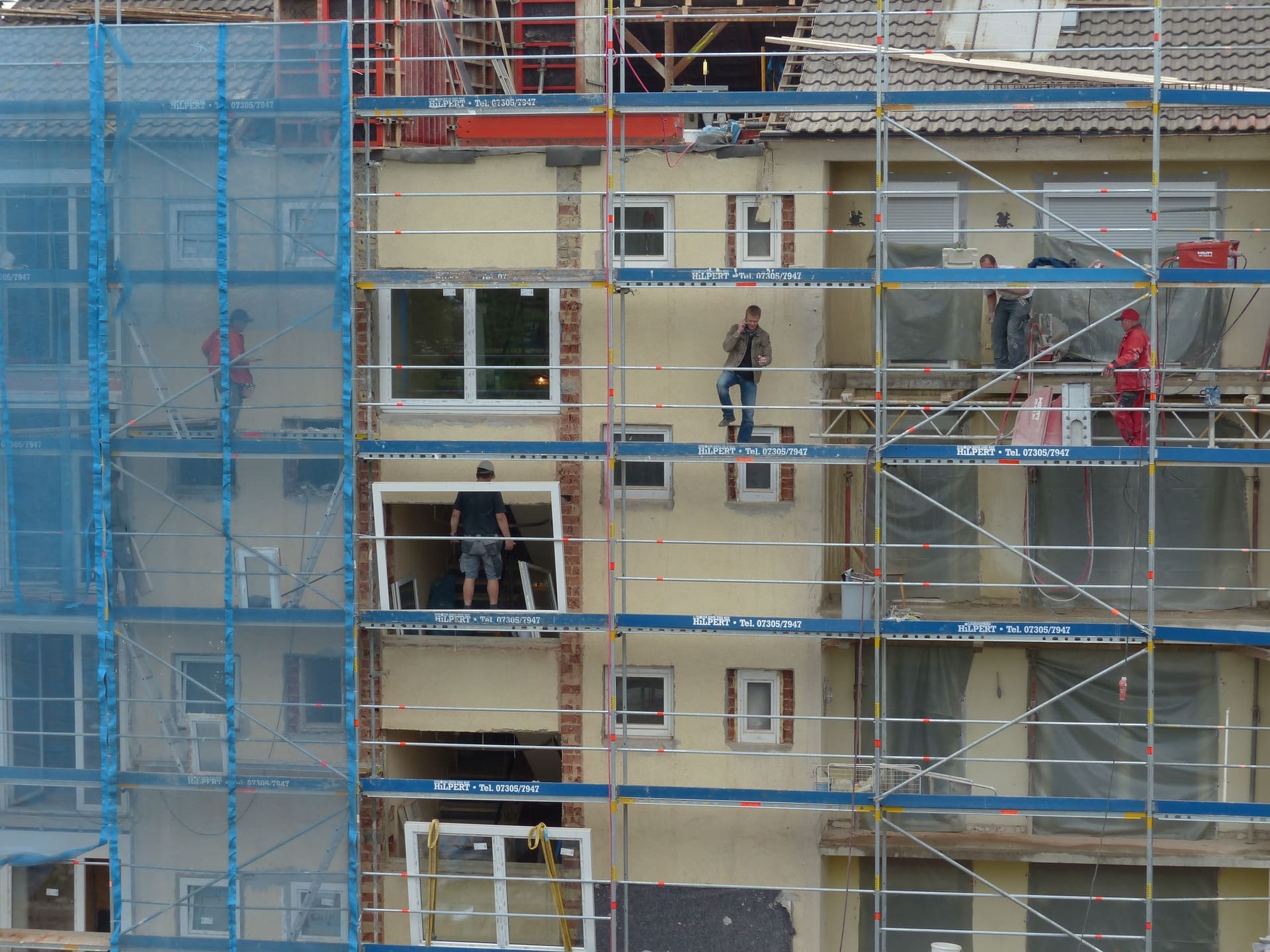 Home renovation project transforming an existing residence in Kenya